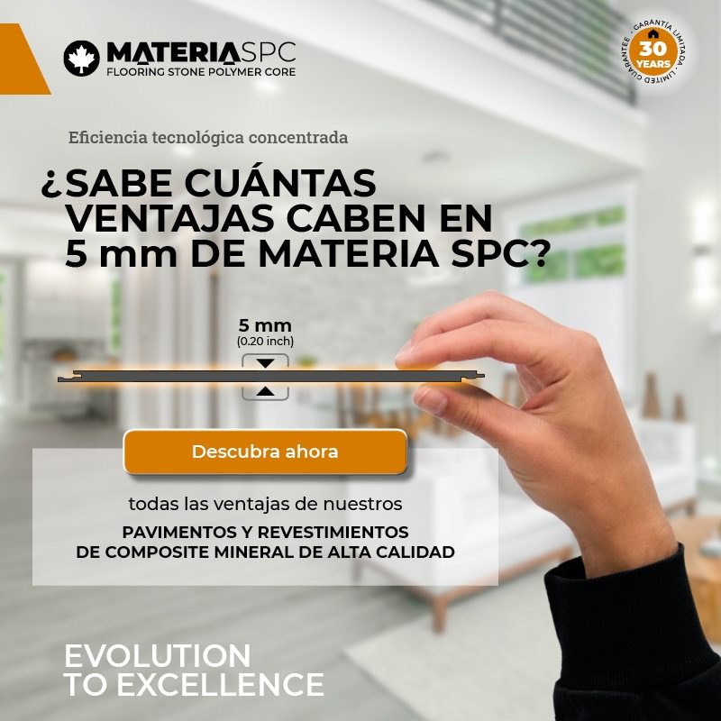 Ventajas suelo vinílico Materia SPC